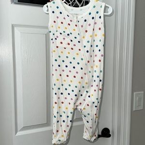 Kyte baby Sleeveless zippered romper 4T